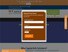 Tablet Screenshot of capitalinfosol.com